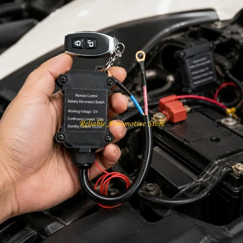 M68B Cable-Lead Battery Disconnect Switches with Remote Control for Motorcycle Storage, Inspection, and Routine Service Tasks 4