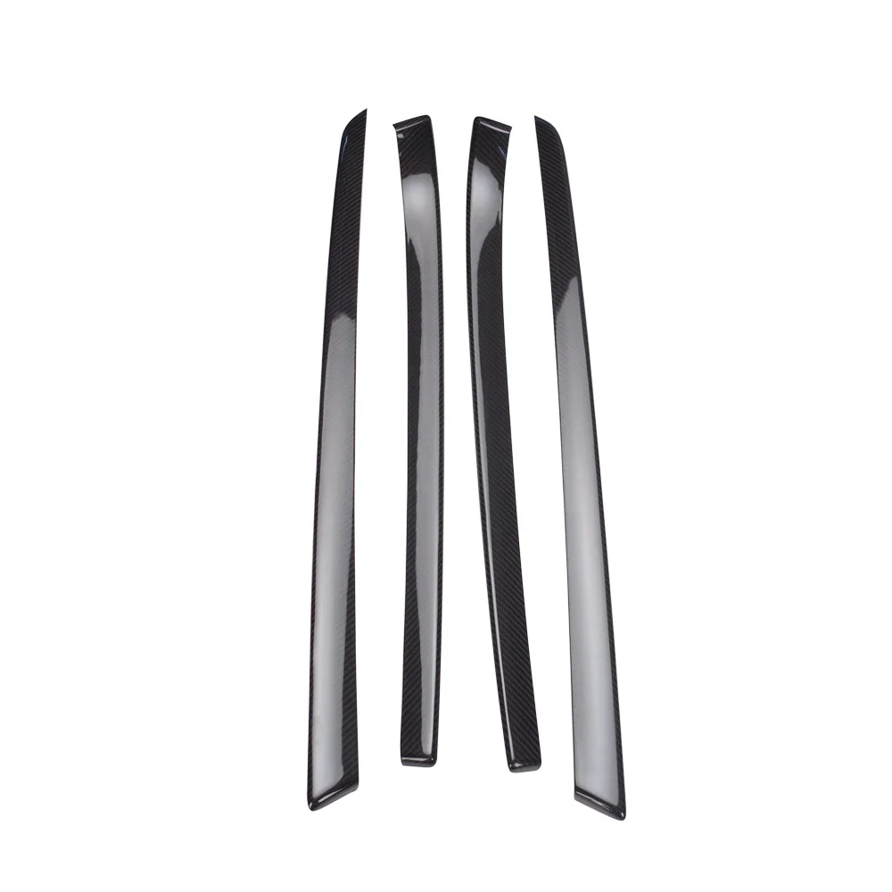 لوحة الباب الداخلي من ألياف الكربون الجافة الحقيقية زخارف الأبواب الأمامية والخلفية لسيارة Mercedes S class W222 S65 2014-2020