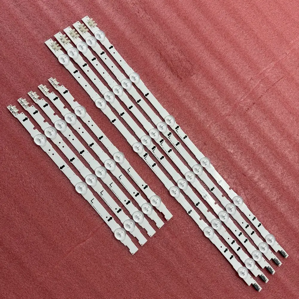10pcs/set LED Strip For Samsung UE40H6770SV UE40H6650ST UE40H6240AW UE40H6240AK UE40H6240AY UE40H5270AU UE40H6600SV UE40H6350AK