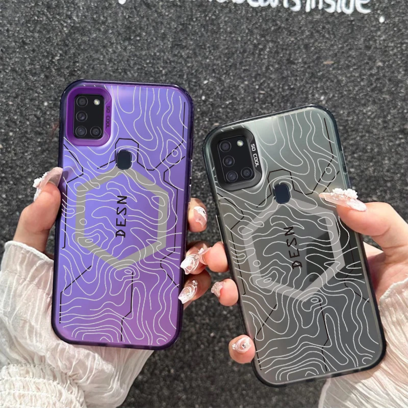 For Samsung A11 21S 31 51 71 4G 10 10S 04 03 04E A20 50 30 05S A7 M40S 11 10 01S 04 F04 Luxury Laser Phone Cover Graffiti No.23