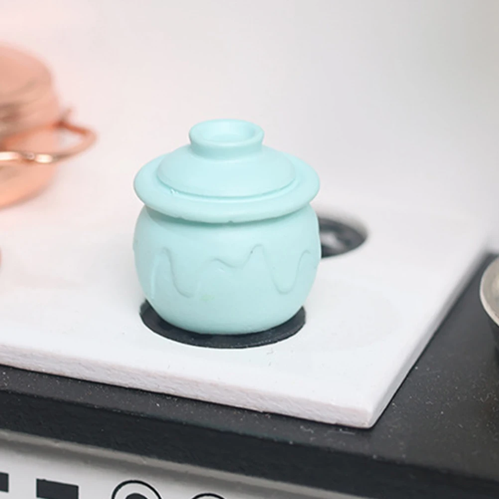 

5 Pcs Decorate Food and Jars Vinyl Miniature Kitchen Accessories