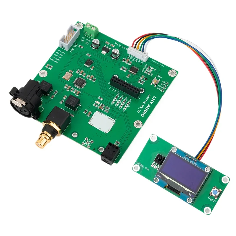 QCC5125+AK4118 Receiver USB Coaxial Bluetooth AES Fiber To IIS Supports XMOS/Amanero For PCM1794 Decoding DAC