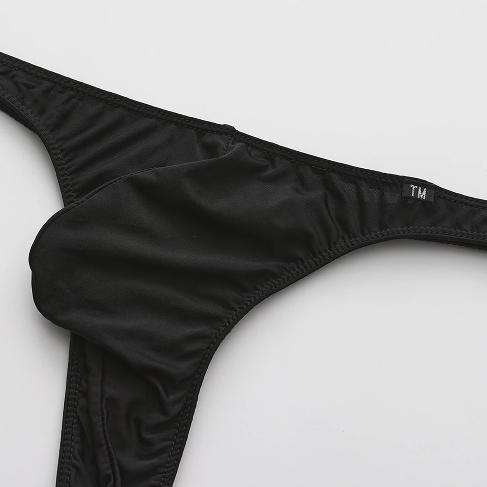 الرجال مثير موجز بلون الملابس الداخلية منخفضة الارتفاع سراويل مثلي الجنس كبيرة الانتفاخ الحقيبة السروال Femboy ملابس داخلية مرنة g-سلسلة ثونغ