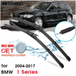 BROSHOO Car Windshield Wiper Blade Rubber For BMW 1 Series E81 E82 E87 E88 F20 F21 Fit Pinch Tab Arms Accessories 2004 To 2017