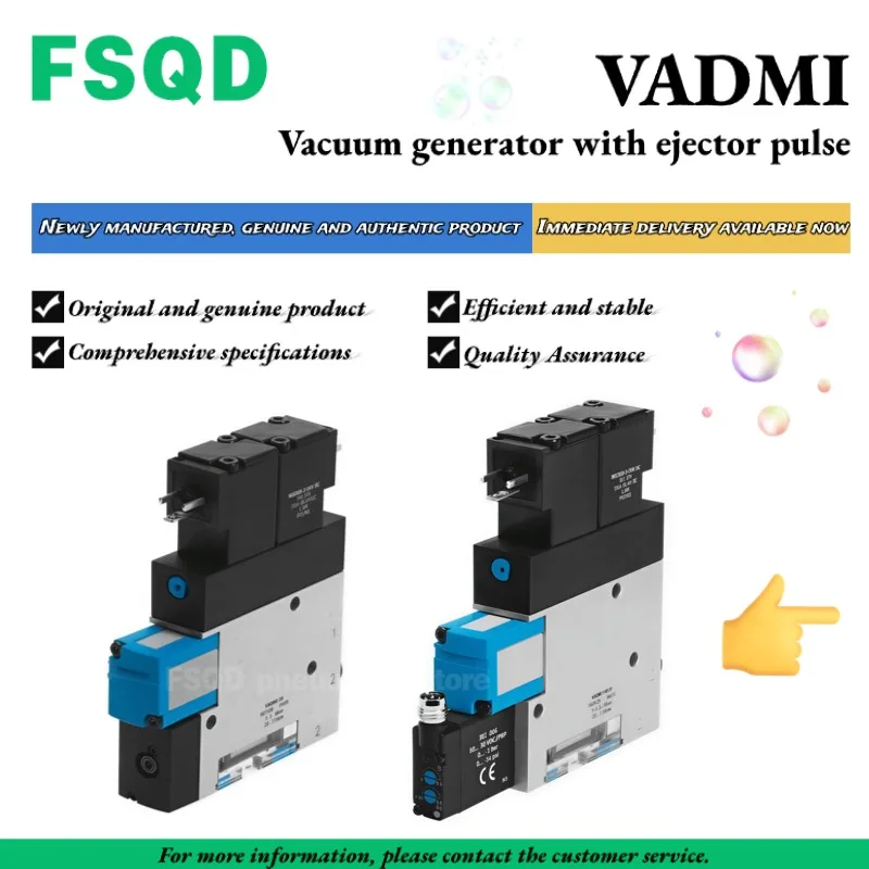 

1 шт. вакуумный генератор вакуумный генератор с импульсом эжектора VADMI-45 162506 VADMI-45-P 162524 VADMI серии для FESTO