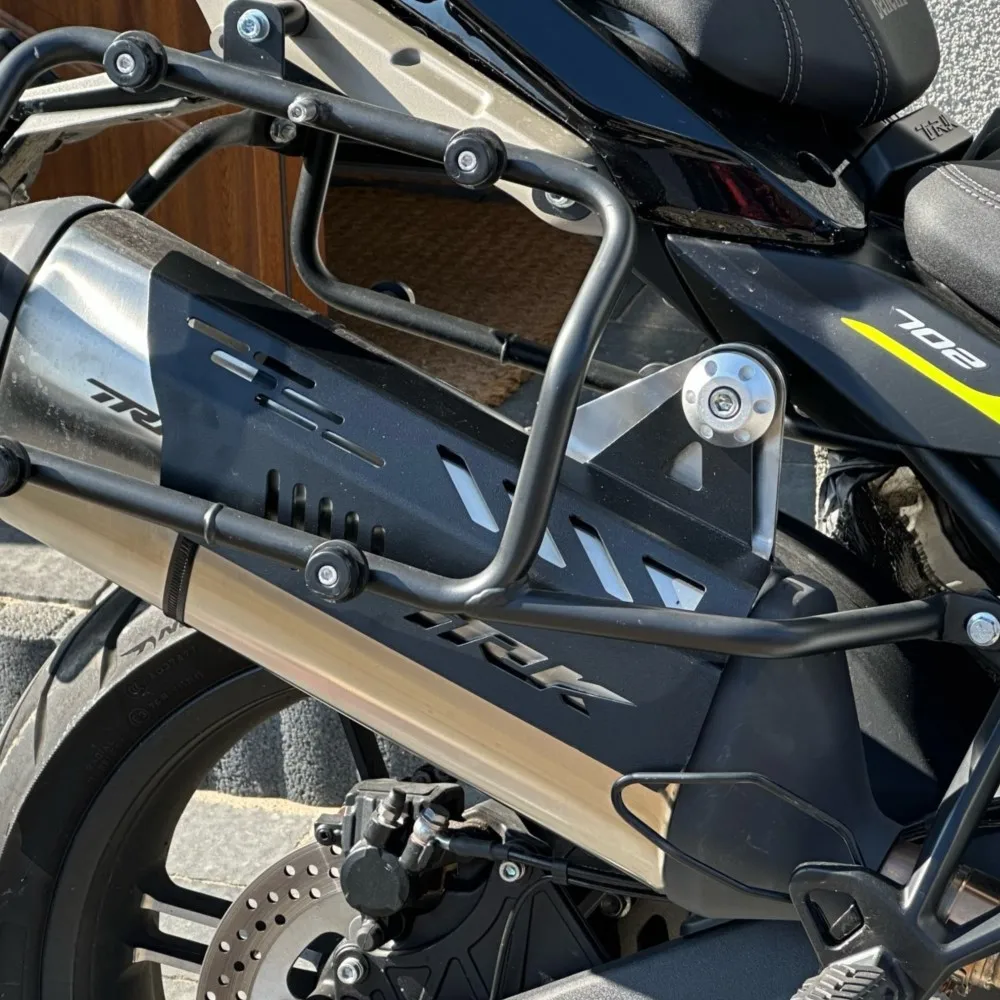 Exhaust Pipe Protection Cover For Benelli TRK702X TRK702 X TRK 702 X 2022 2023 2024 Heat Shield Muffler Pipe Guard TRK 702X