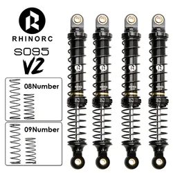 RhinoRC S095 V2 ammortizzatore Full Metal di alta qualità per 2-4KG 1/10 RC MOA Shafty Crawler Car Rig