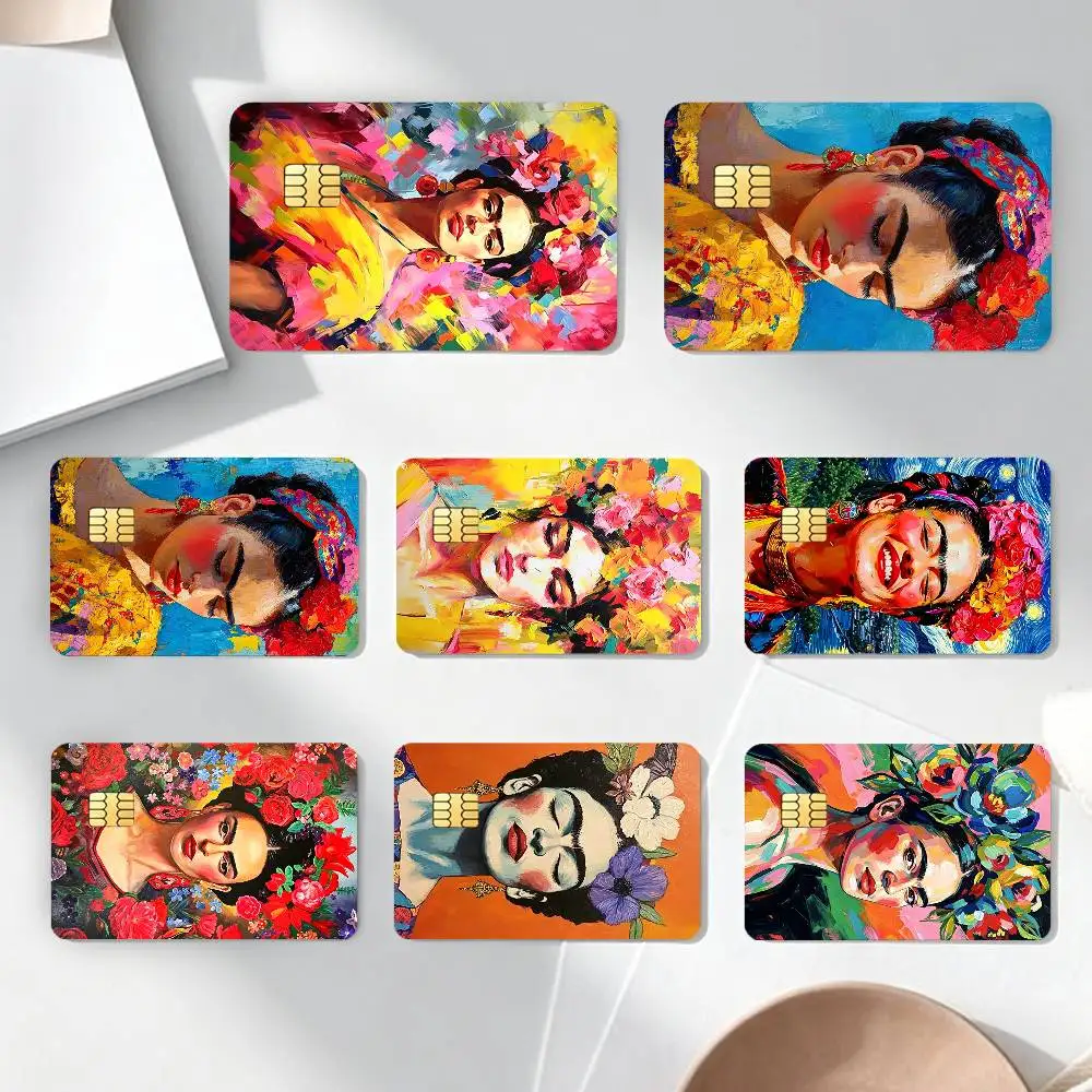 F-FridaS-S K-KahloES-s Credit Card HD Stickers Game Card Decal Card Matte Film Skin Small Chip Waterproof Sticker