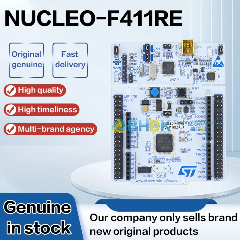 For NUCLEO‑F411RE STM32F411RE Embedded MCU Eval Board Arduino Compatible Expansion Interface