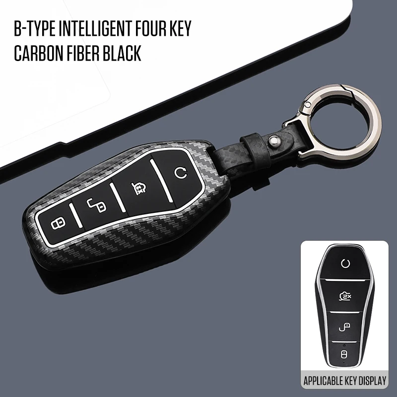 

Car Remote Key Case Cover Protect Shell Bag For BYD Song PRO Qin Plusdmi Atto 3 Han EV Max Tang DM Dolphin Accessories