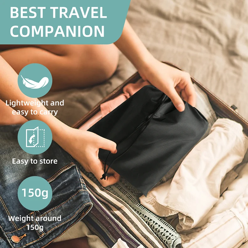 أحدث أرجوحة القدم للطائرة مسند القدمين مع وسادة قابلة للإزالة وحزام قابل للتعديل أرجوحة القدم مع رغوة مينوري للسفر