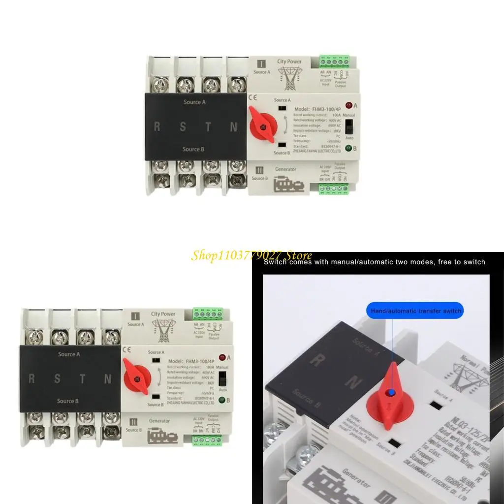 

C4DF Electrical Selectors Переключатели 4p Автоматические переключатели передачи для аварийного питания