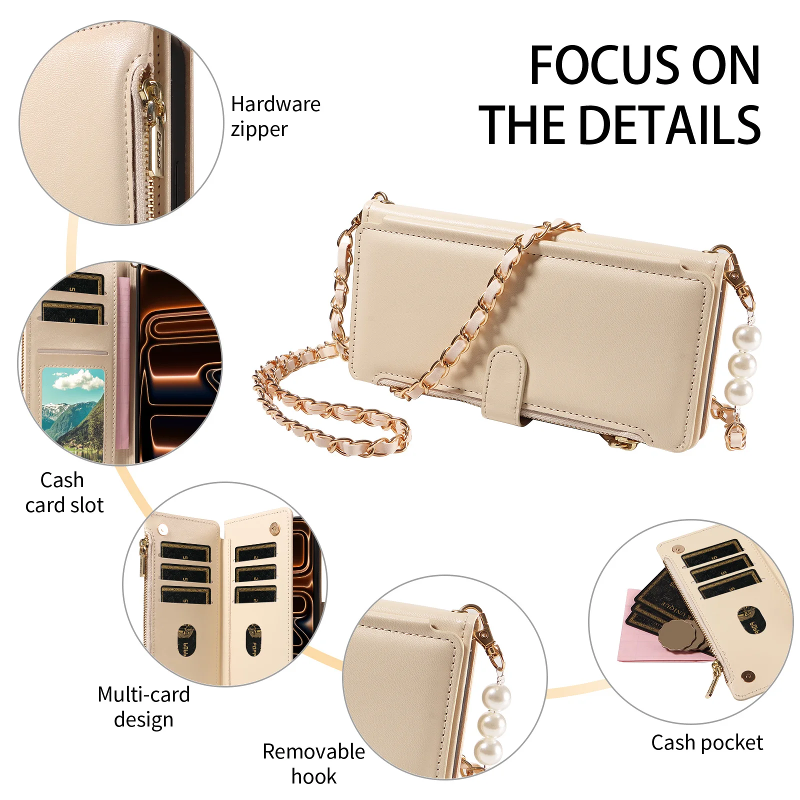 PU Leather Phone Case for Samsung Galaxy S26 S25 S24 23 S22 S21 S20 Plus FE Ultra Edge Magnetic Button Closure，Wallet