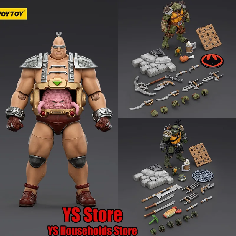 

JOYTOY Ninja Turtles 1/18 JT00881 Krang JT01000 Slash JT01017 Tokka JT6892 Leonardo JT7097 Raphael Articulated Joints Figure