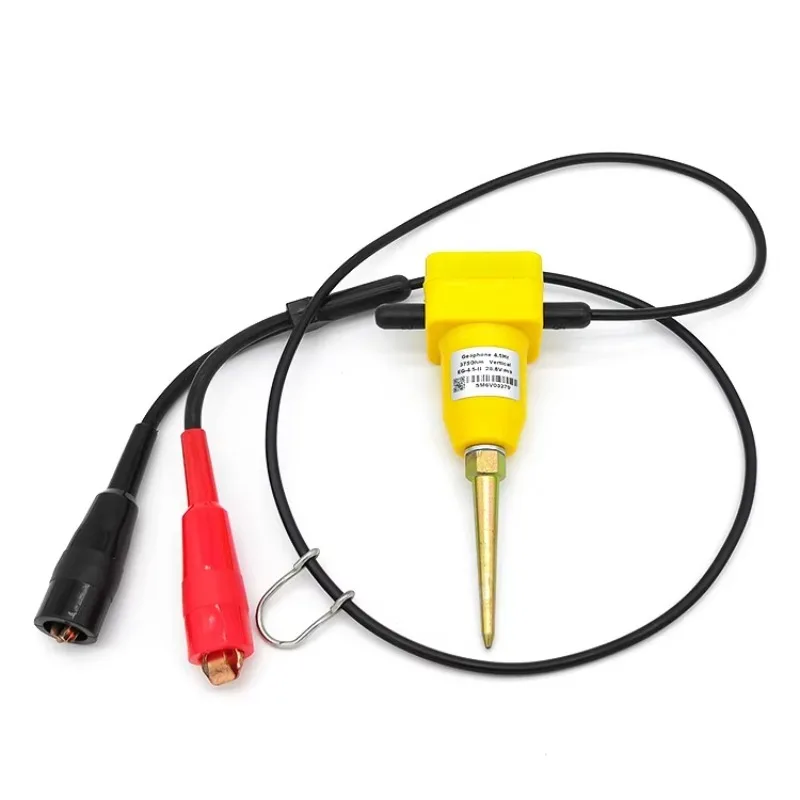 Single EG-4.5-II Geophone 4.5 Hz Vertical in Land Geophone case With Mueller Clips Connector Seismic Geophone 4.5Hz