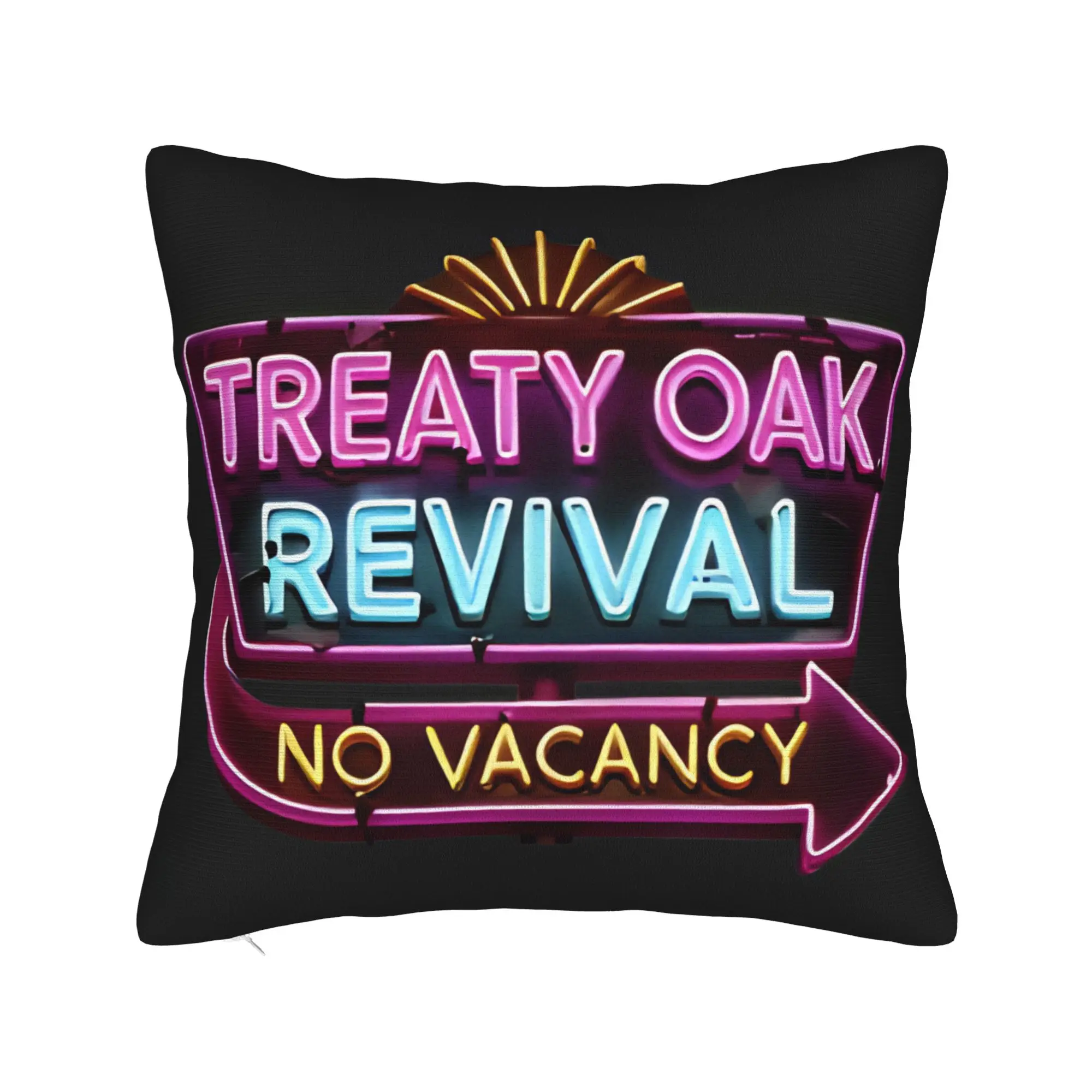 Pillow Cover Country Music Band Treaty Oak Revival  Novelty Pillow Case For Office Car Home Decor Pillowcases