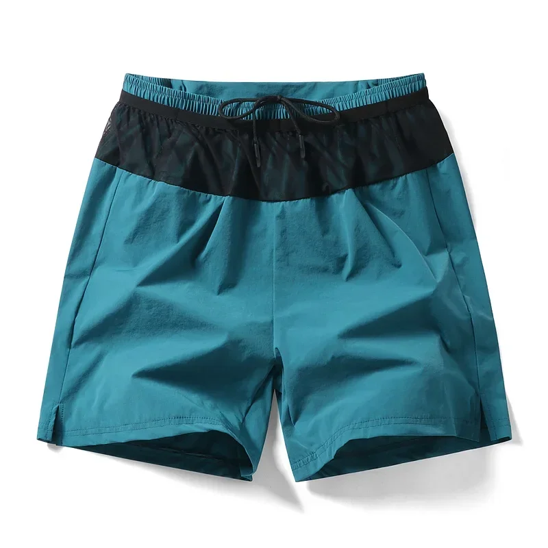 Men Quick Dry Basketball Running Outdoors Shorts Breathable Beach Shorts Pants Drawstring Loose Dry Gym Sports Shorts Plus Size