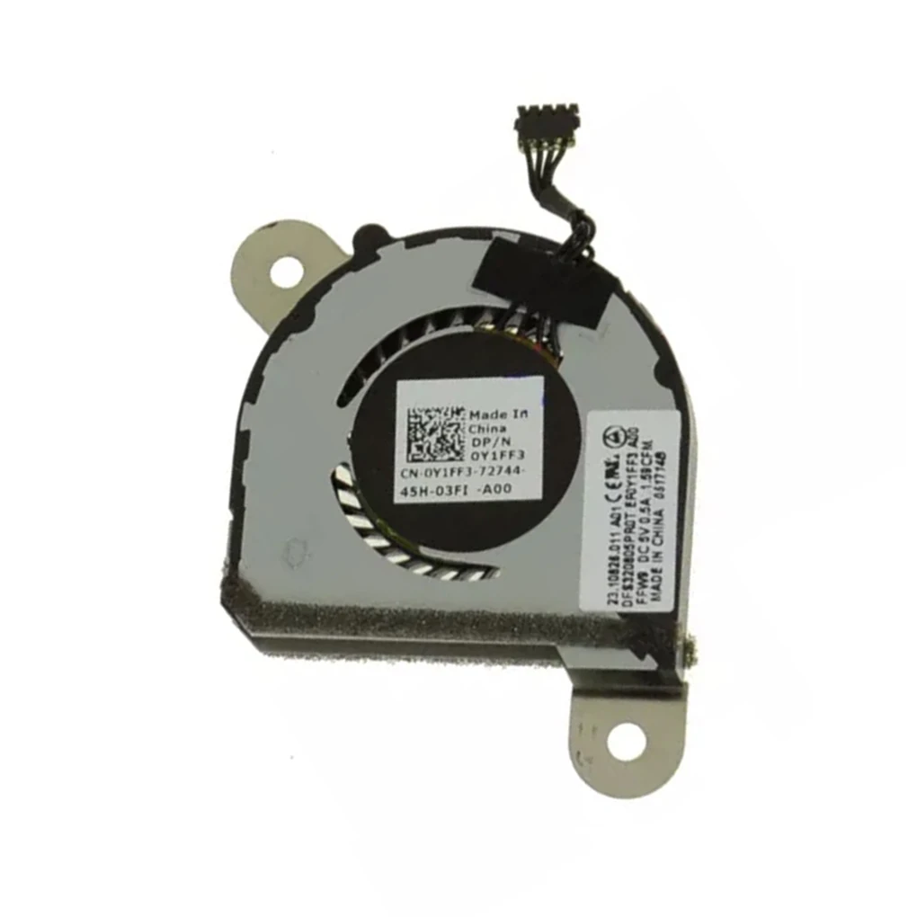 

Laptop CPU Fan For DELL For Inspiron 14 7437 0Y1FF3 Y1FF3 DFS320805PR0T FFW9 23.10825.001 23.10826.011 DC5V 0.5A