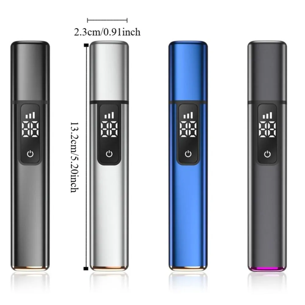 Pemangkas Bulu Hidung Elektrik Mini dengan Layar Digital, Motor Kecepatan Tinggi, Pengisian Cepat, Gunting Bulu Hidung Tahan Air, Pisau Cukur Alis Pria