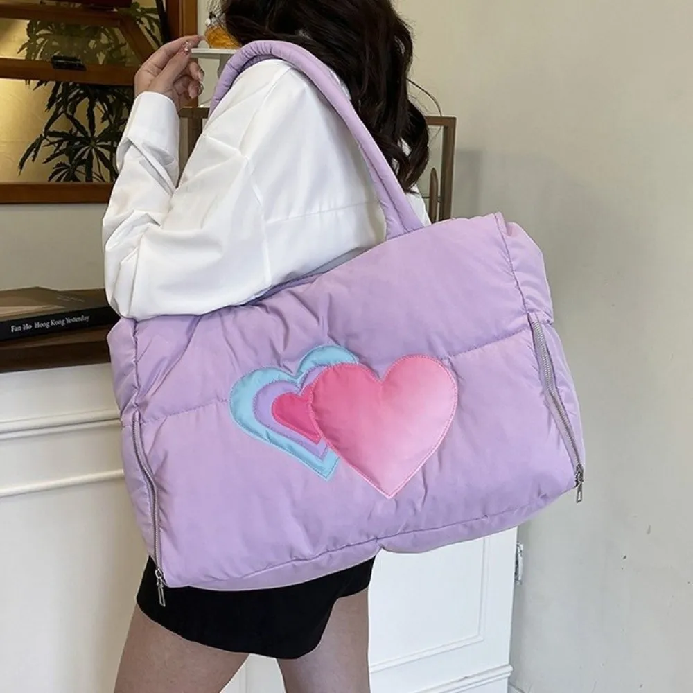 

Дорожная сумка Изысканная сумка-тоут-пуховик Мягкая удобная мягкая сумка Большая вместительная сумка на плечо Студенческая