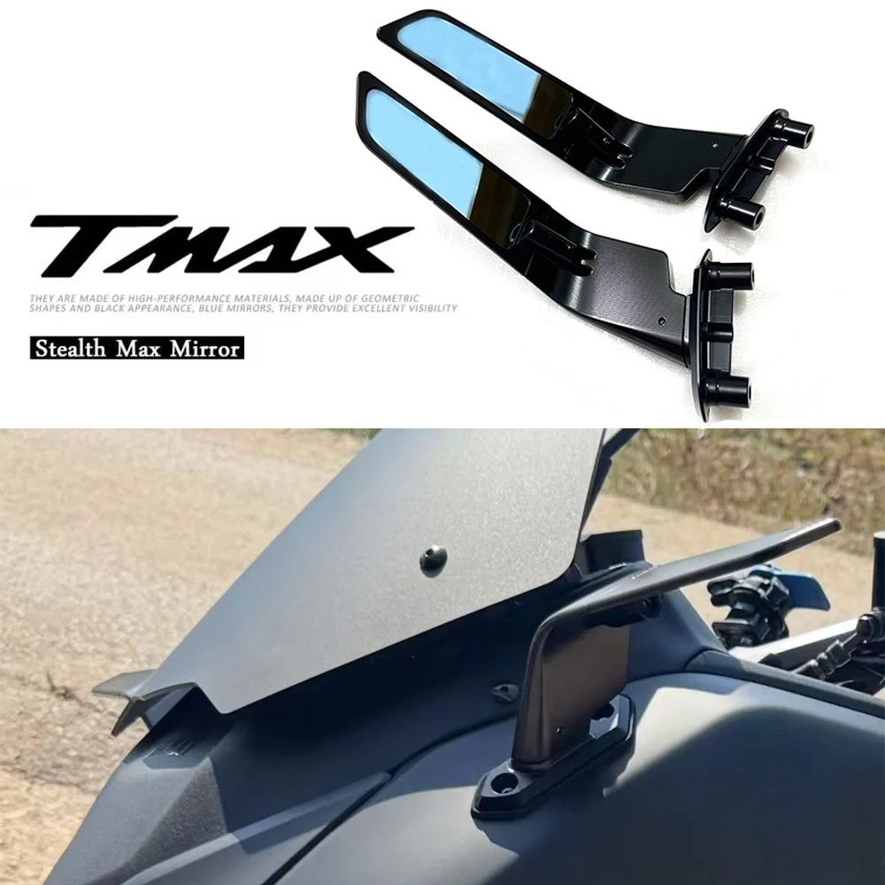 

For Yamaha T-MAX 560 T-Max560 Tech Max 2025 New Motorcycle Rear View Mirrors Adjustable Aluminum Mirror AccessoriesTMAX 560