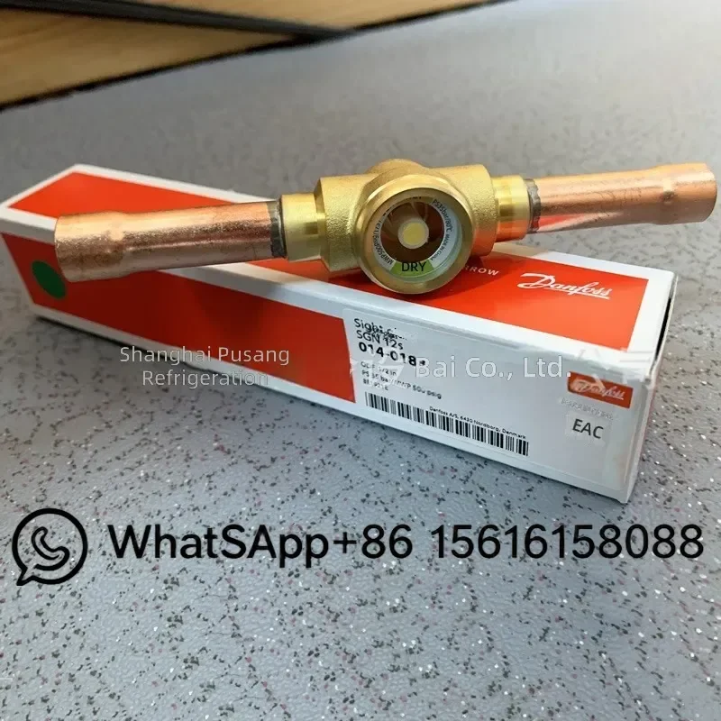 Original Danfoss Refrigerant Sight Glass 014-0182 014-0183 014-0185 014-0187 014L0183  014-0181