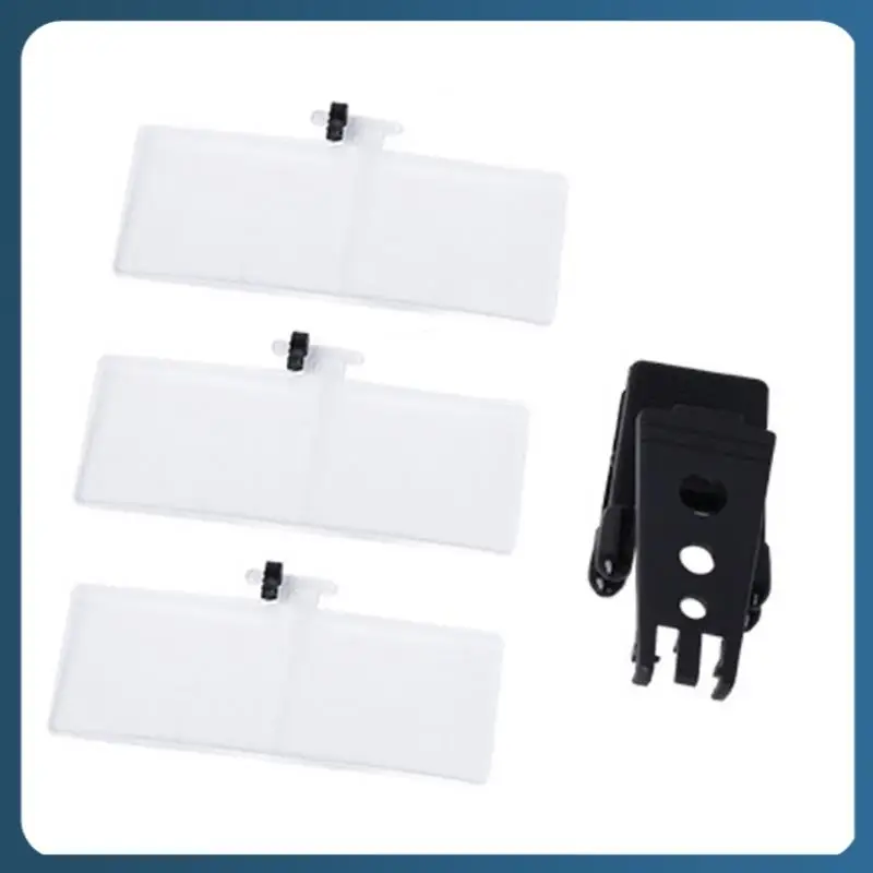 

AB02 1 комплект 1,5X/2,5X/3,5X оптические инструменты, лупа с клипсой, очки, складная лупа с клипсой и 3 акриловыми линзами 85X30