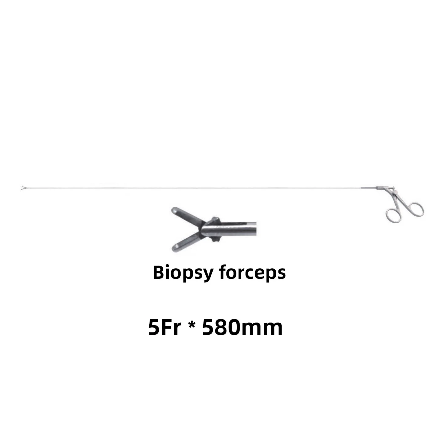 Urological Instruments Biopsy Forceps Ureteroscope Foreign Body Forceps 5Fr*580mm 4Fr*580mm Rigid Soft Urinary Forceps