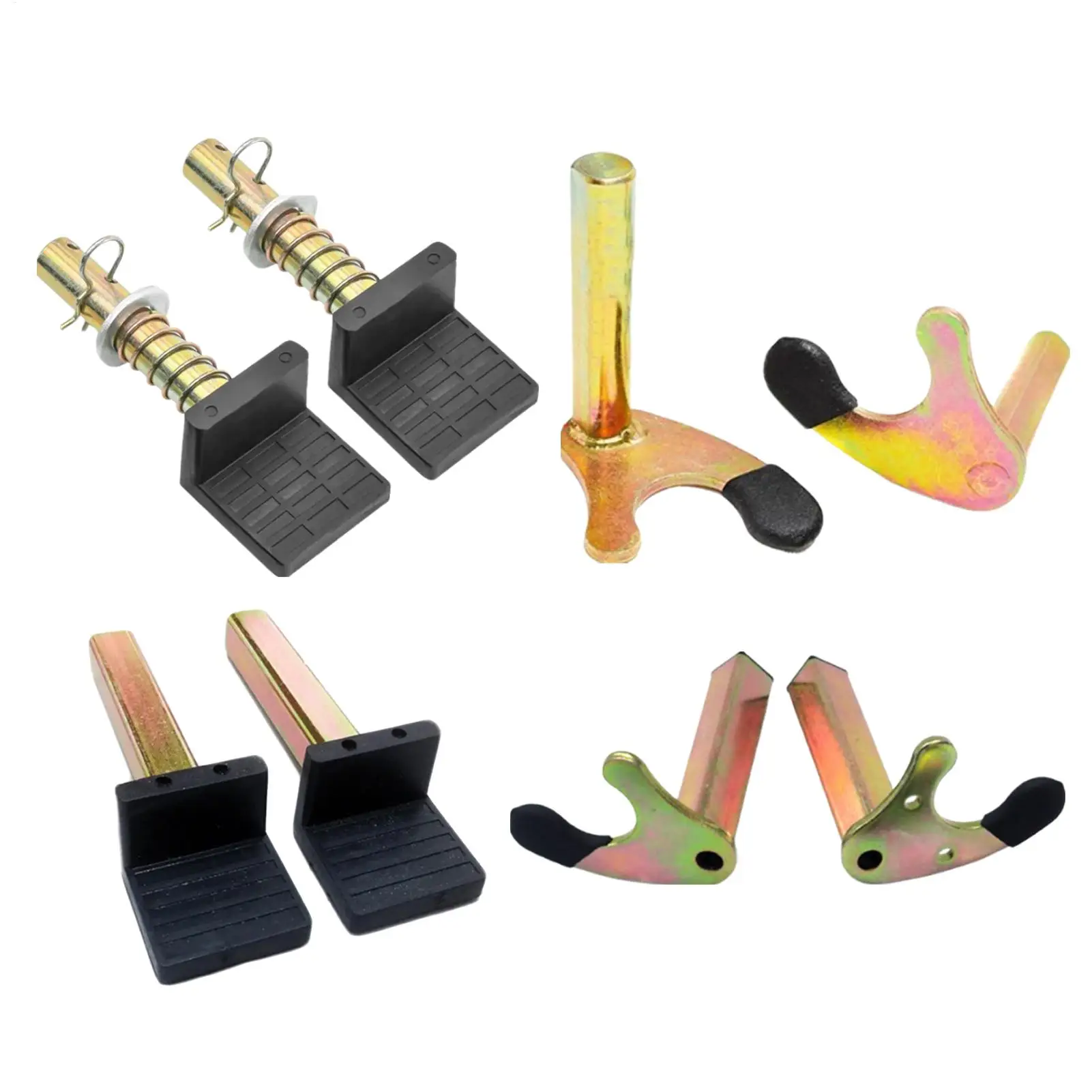 Suporte de Paddock para Motocicleta, Cavalete Traseiro para Motocicleta, 2 Peças Tipo U&L, Suporte de Elevação para Braço Oscilante Reforçado com Slider de Bobina