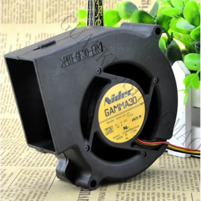 HJY...Brand New Nidec A34123-57 Blower Fan 9733 12V 0.46A 3-Wire Tachometer For Cisco WS-C3550-24 Switch