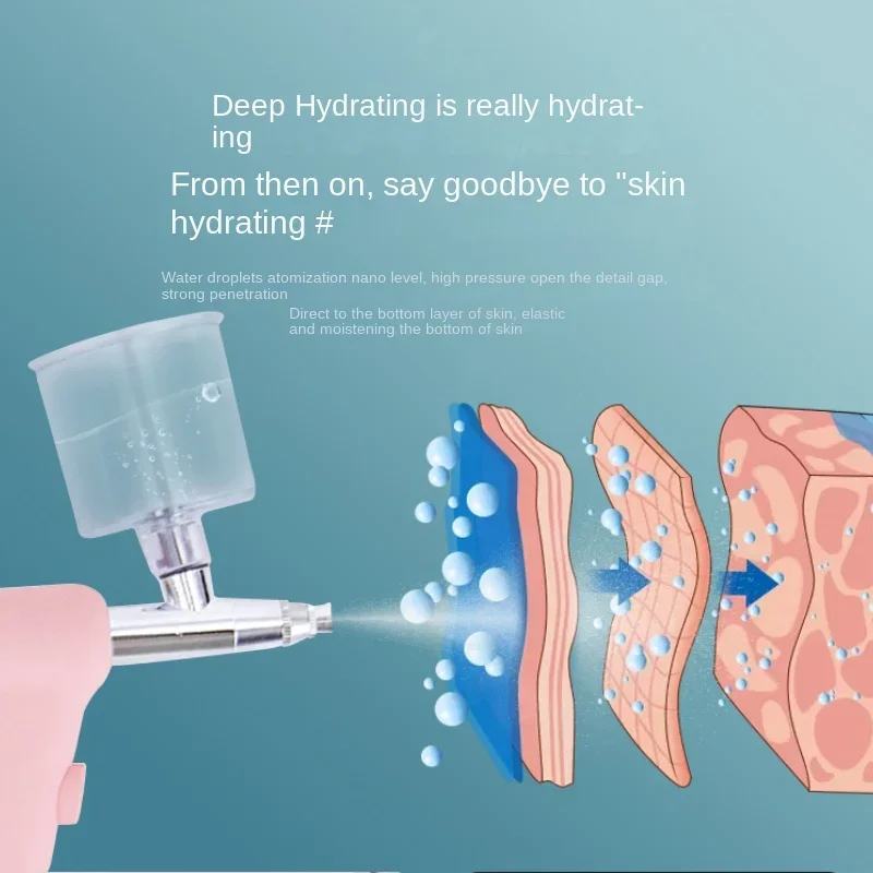 Free Shipping Skin Spray Handheld Water Oxygen Instrument Hydrating Beauty Salon High Pressure Portable Facial Essence