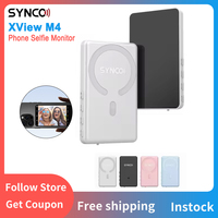 Synco XView M4 Wireless Touch Screen Selfie Phone Monitor Magnetic install Smartphone Rear Camera Screen For Vlog Live Stream