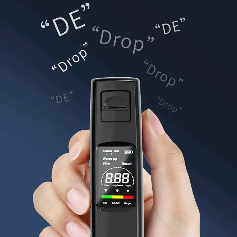 Alcohol Breathalyzer Tester Fast-High-Accuracy Alcohol Breathalyzer Professional Digital Alcohol Tester Personal Use Alcohol