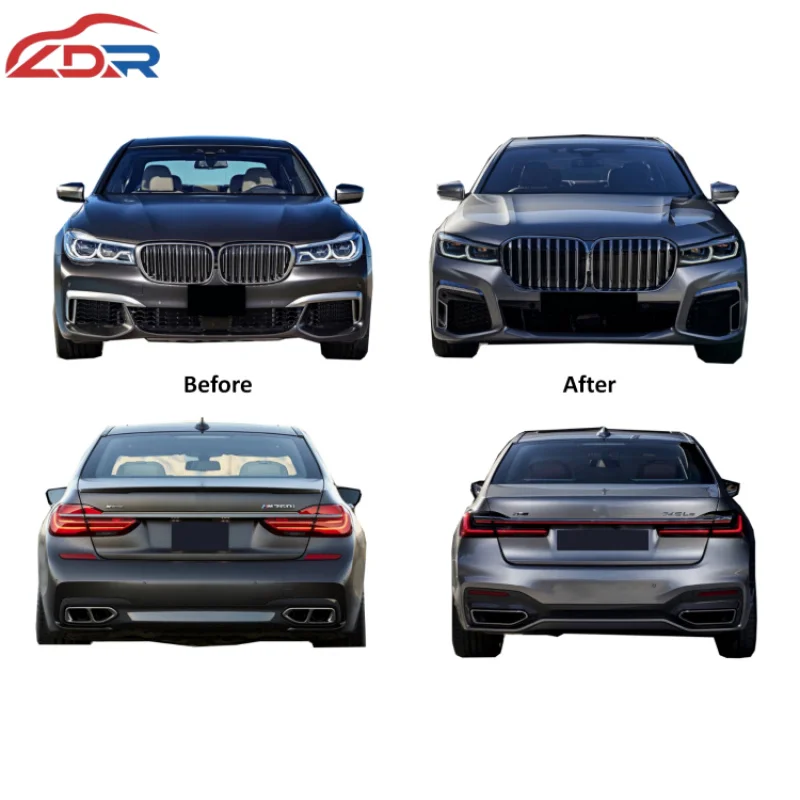 hot sale for BMW G11/G12 17-20 modified to G11/G12 LCI 2023year m760 bodykit accessories front and rear bumper 7series