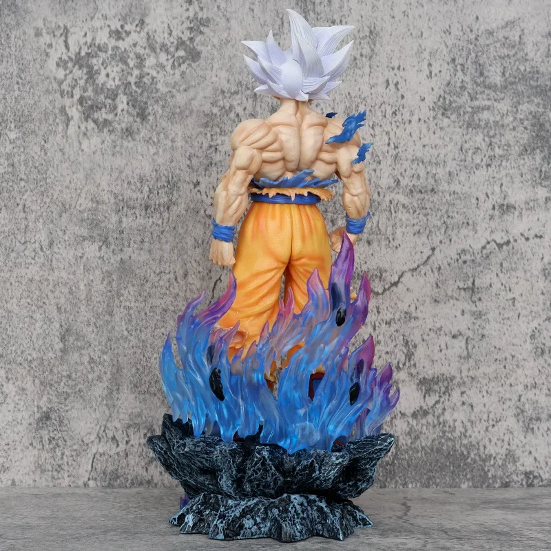 33 cm Dragon Ball Figuren Son Goku Anime Figur Haar Weiß Action Figur Modell Statue Puppe Pvc Sammlung Dekoration Spielzeug geschenk