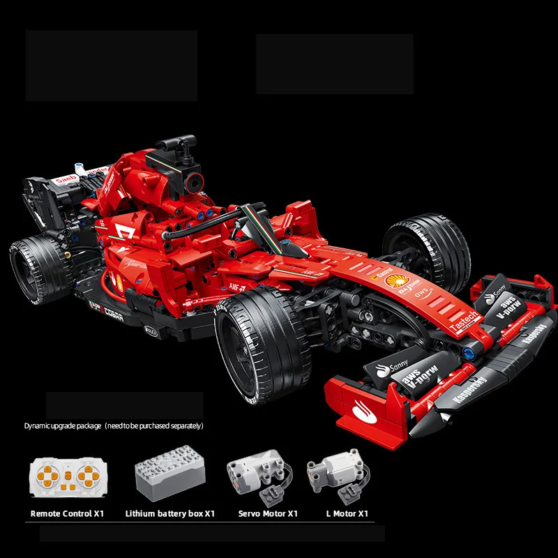 

1:12 Scale Radio 2.4ghz Remote Control F1 Vehicle Building Block Ferra Racing Car Formula 1 Championship Model Bricks Rc Toy