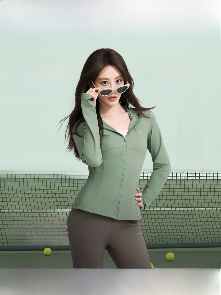 

Banana Le Women's Ultra Model Sun Protection Clothing Ice Silk Cool Sensation Qui Dry Waist Cinching Sports Sunscreen UV ...