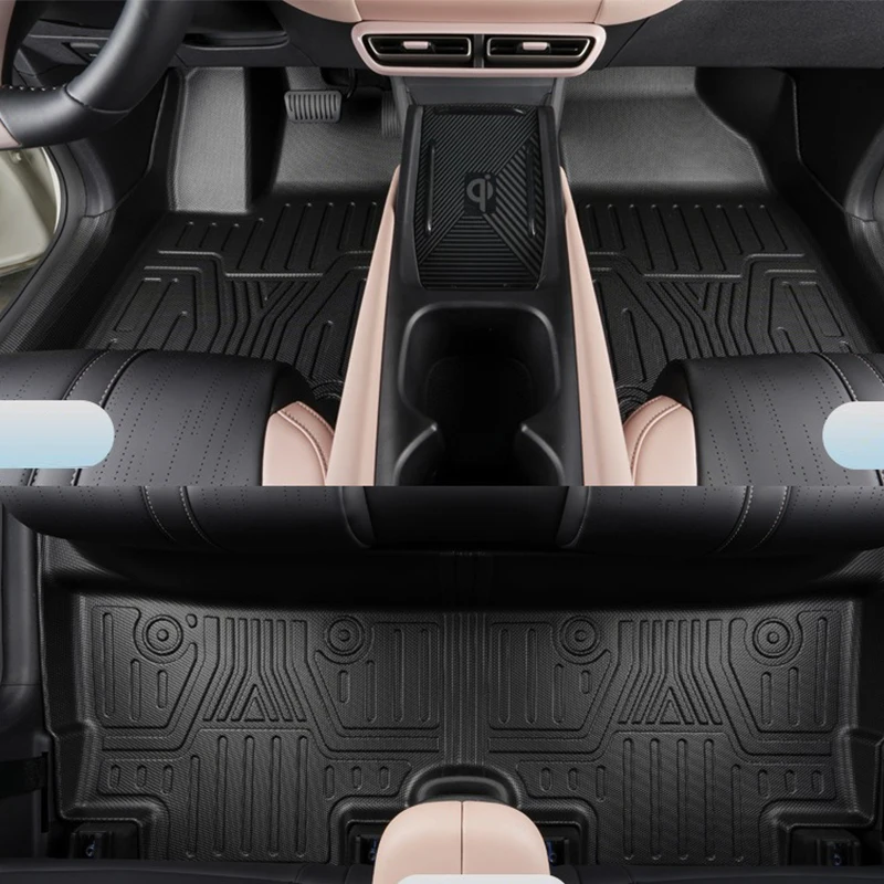 For BYD Dolphin Mini Seagulls EV 2024 Car Floor Mats Trunk Mats Waterproof Non-slip Foot Pad Fully Surrounded Car Accessories