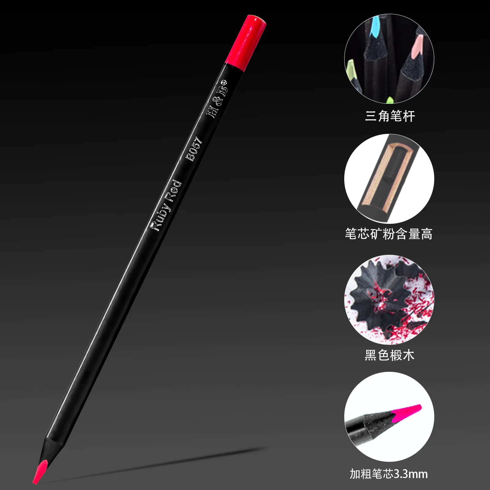 72 and 120 Color Oil Based Black Wood Colored Pencil Set in Tin Box, Triangular Barrel Artist Pencils for Coloring, Shading and