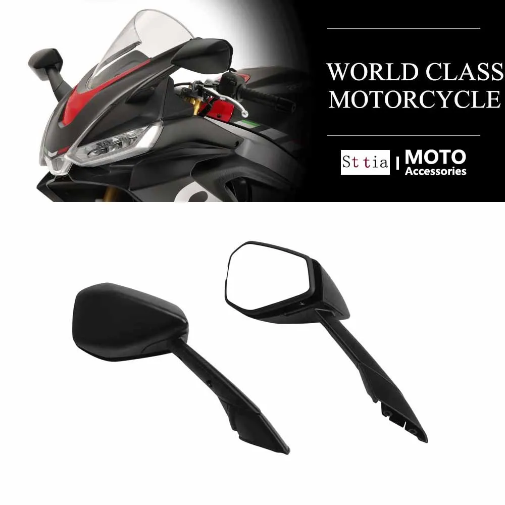 

For Aprilia RSV4 RS V4 RS660 RS 660 2021-2024 Motorcycle Rearview Mirror Original wide angle High definition reversing mirror
