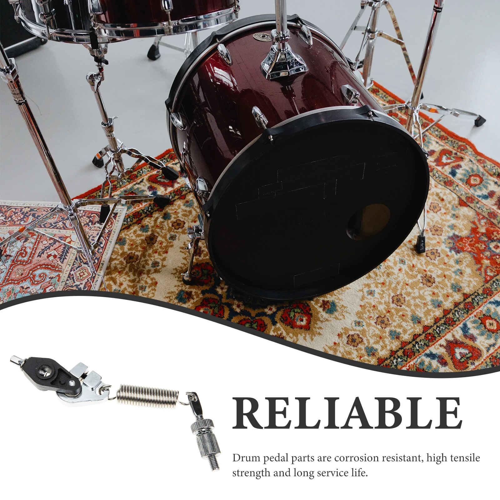 

Spring Hanging Accessories Pedal Tension Drum Kick Bass Pedals Springs Replacement Parts Machine Foot