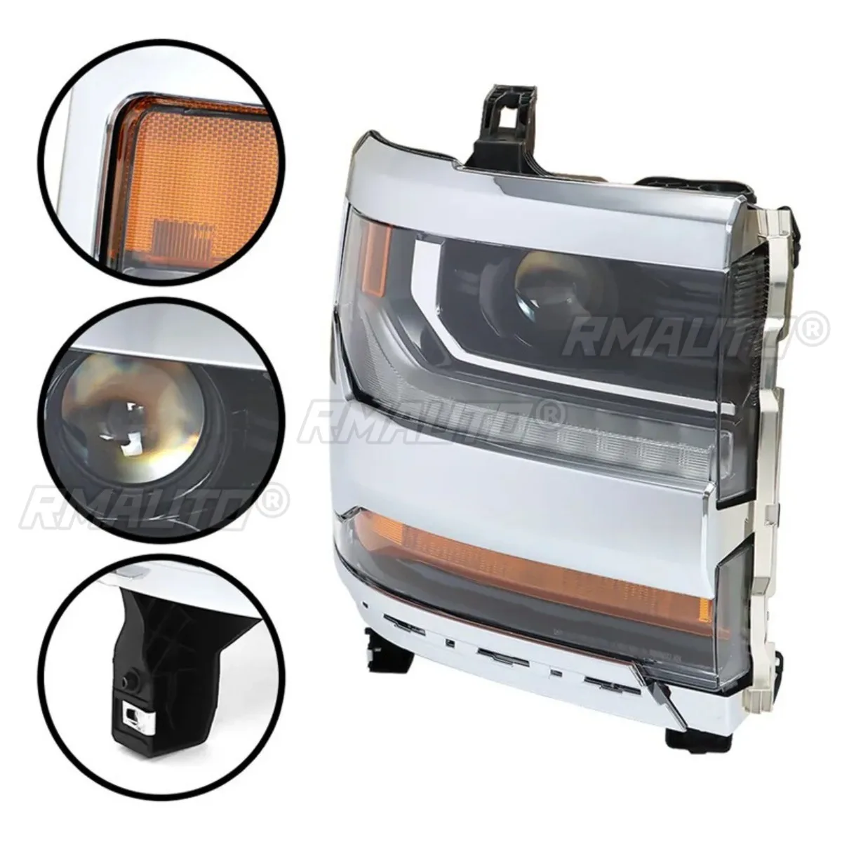 Left Right Lamp LED Daytime Light Front LED Headlamp Assembly Wide Light For Chevrolet Silverado 1500 2016-2018 84388723