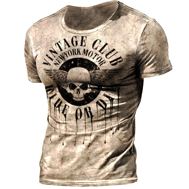 

Printed T-shirt Men's O Neck Short Sleeves T-shirt 3D Printed Tee Summer Pullover Men's Invisible Undershirt Oversized T Shirt