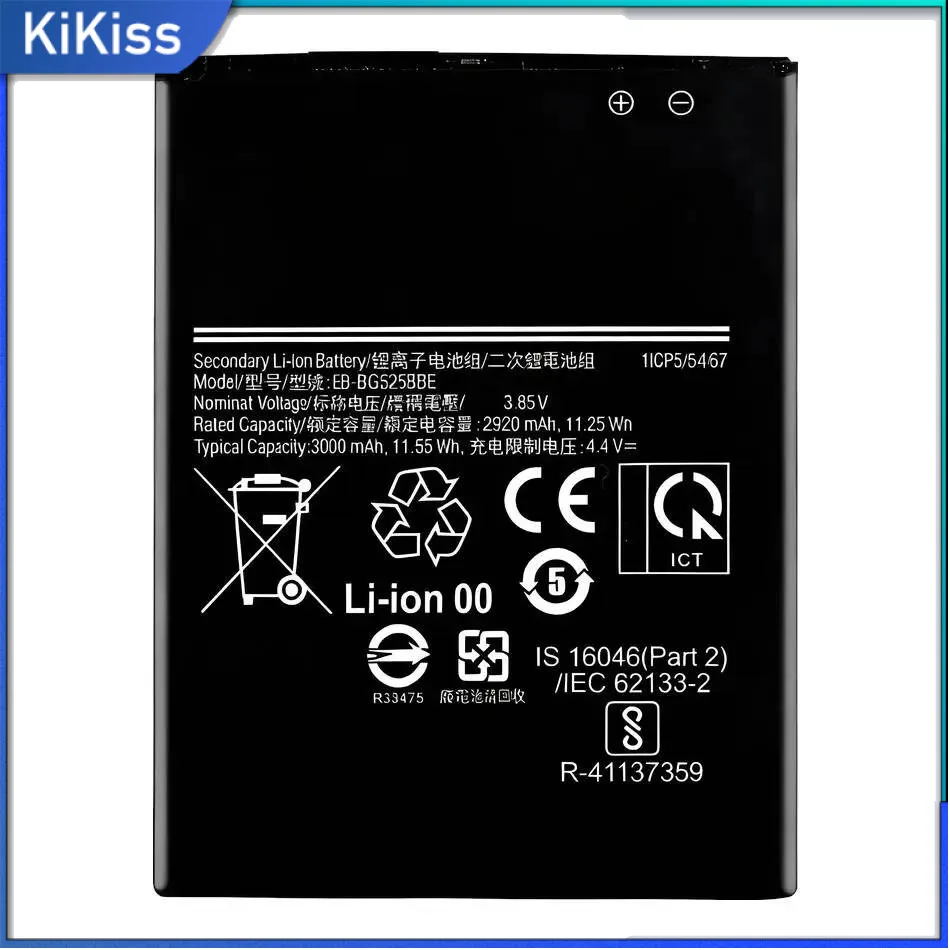 

3000Mah Mobile Phone Battery For Samsung Galaxy Xcover 5 G525F G525S Premium Replacement EB-BG525BBE