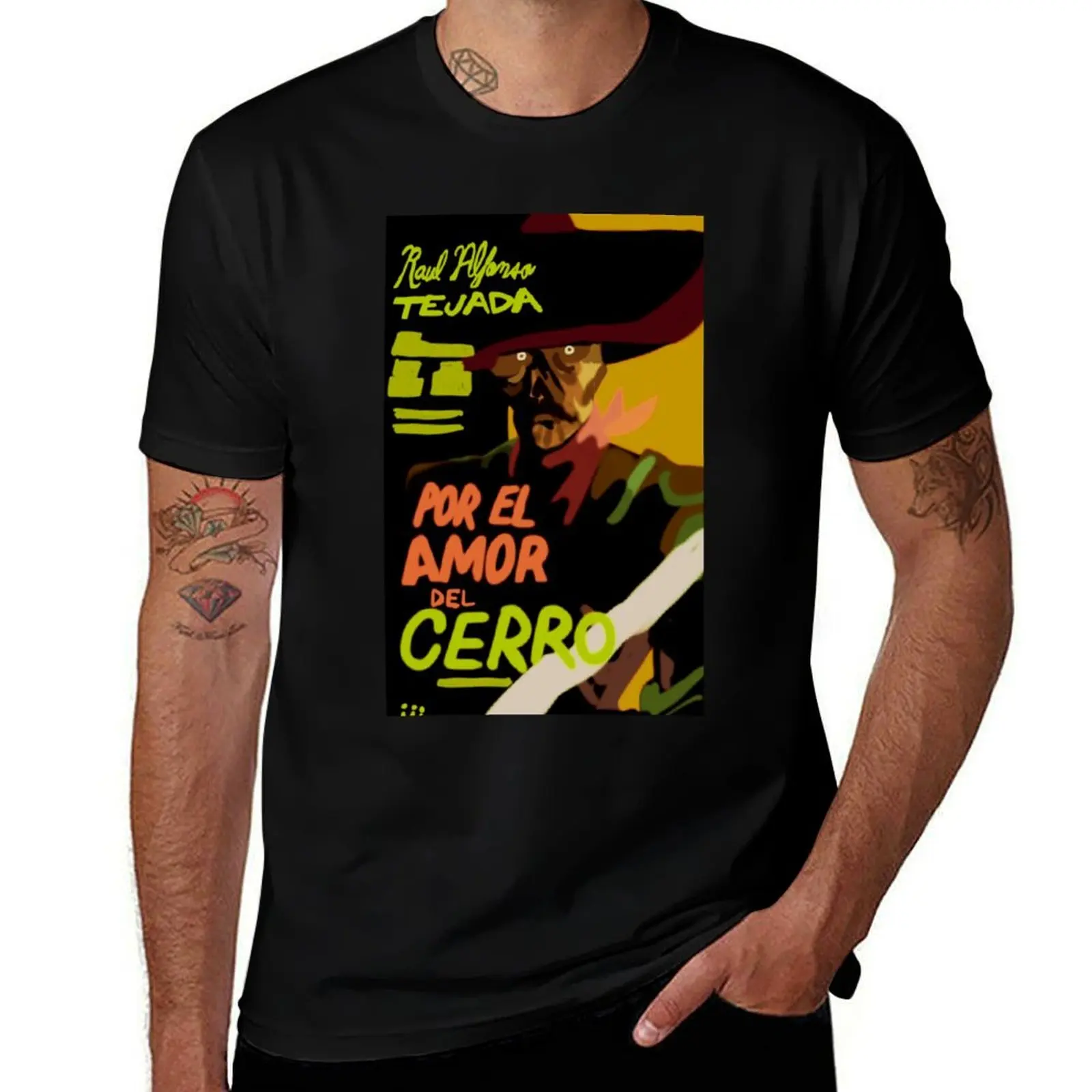 raul poster T-Shirt Outdoor Work Short Sleeve Top