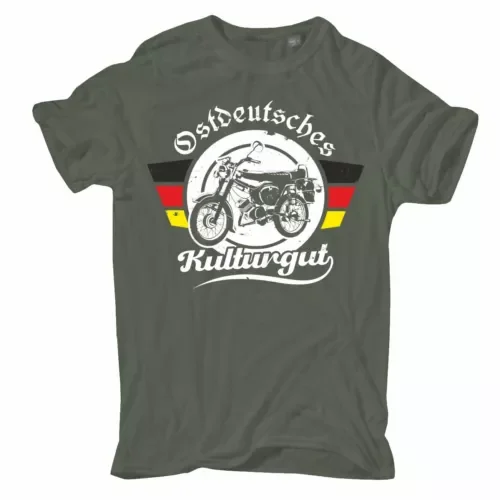 Men's boys t-shirt GDR East German cultural property S to 8XL moped motorcycle enduro  High Quality 100%Cotton Short Sleeve