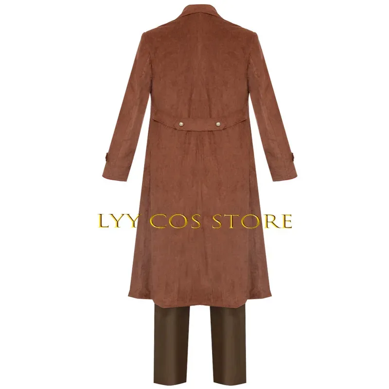 

CyAnime Cosplay Rubeus Hagrid Cosplay Costume Uniform Wig Beard Set Halloween Carnival Hagrid Outfit for Men