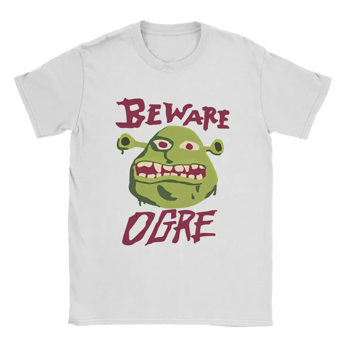 Classic Movie Beware Ogre Shreks Graphic T Shirts for Woman Nostalgia Comics Funny T-Shirt Shrekk Is Love Shrekk Is Life Tees