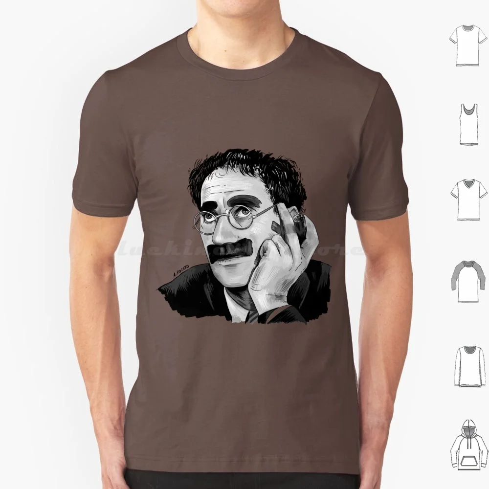 

Groucho Marx Portrait Illustration By Burro T Shirt Men Women Kids 6xl Groucho Marx Marx Marx Brothers Humor Comedy Slapstick