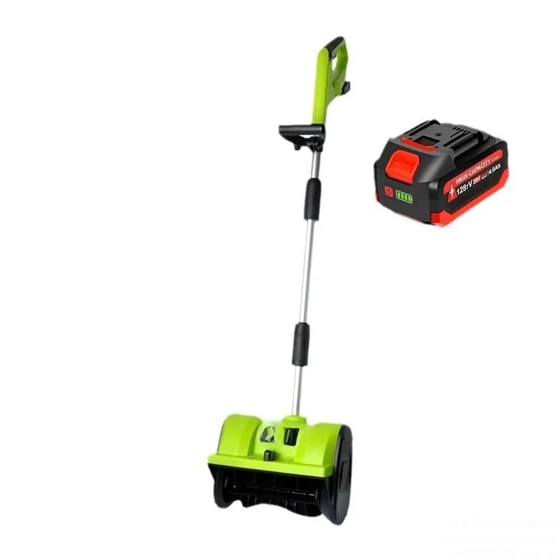 Electric snow plow wireless lithium battery household small snow thrower portable snow removal school road property